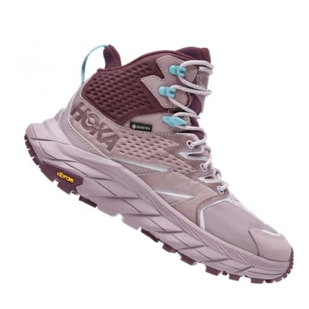 HOKA Anacapa Mid GORE-TEX Hiking Boots WATERPROOF Sneakers Elderberry‎ Size 8B